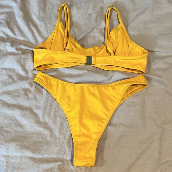 Kittenish yellow bikini both size small - Picture 2 of 4